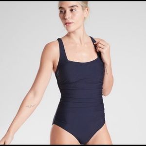 NWT Athleta square neck swimsuit